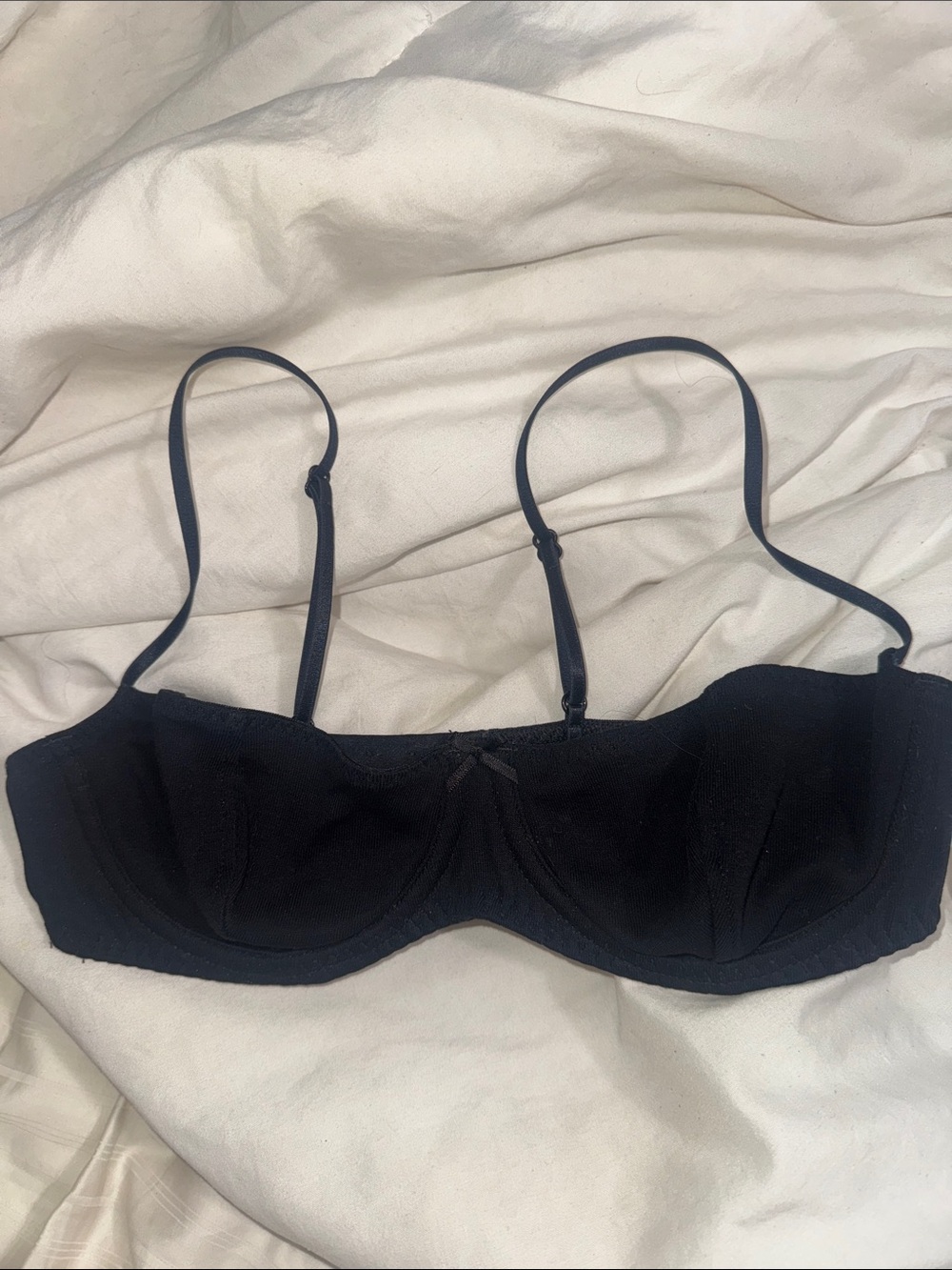 Cou Cou Intimates Balconette Bra in Black
